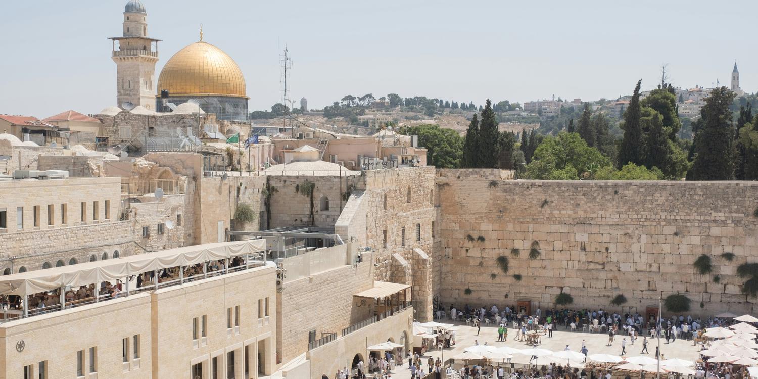 Background image of Jerusalem