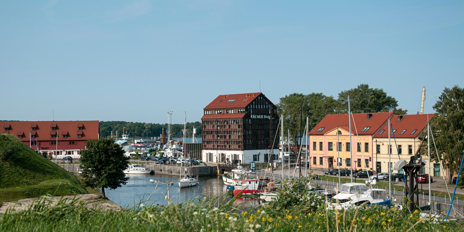 Background image of Klaipeda