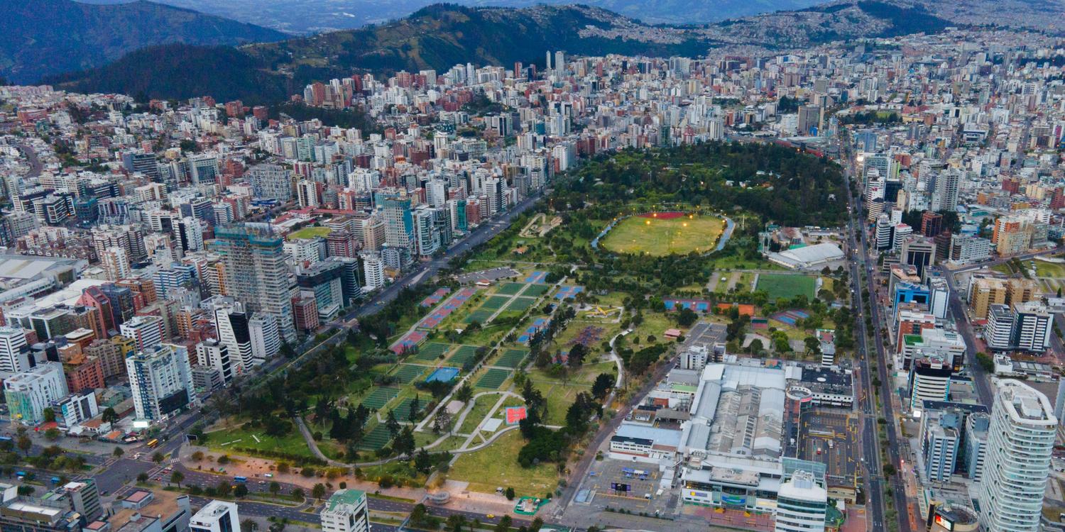 Background image of Quito