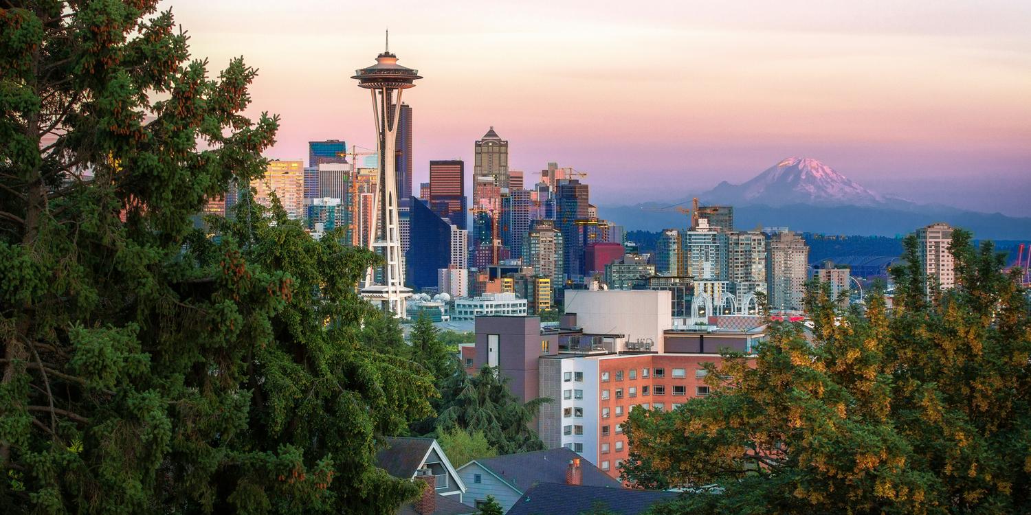 Background image of Seattle