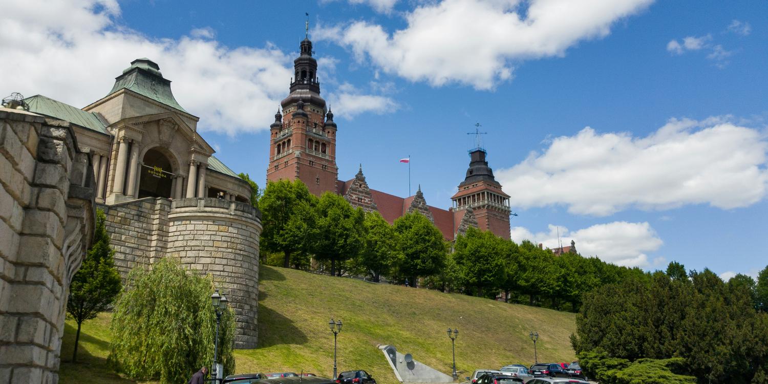 Background image of Szczecin